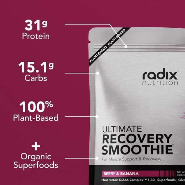 Radix Ultimate Recovery Smoothie | Plant Protein
