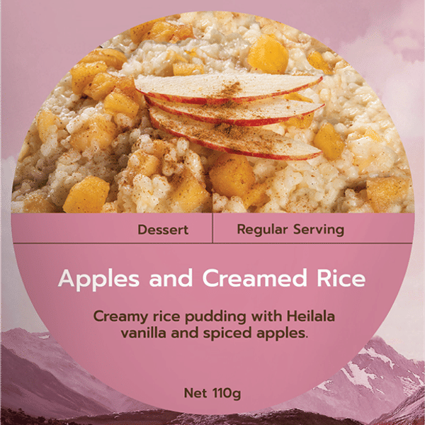 Real Meals Apples and Creamed Rice