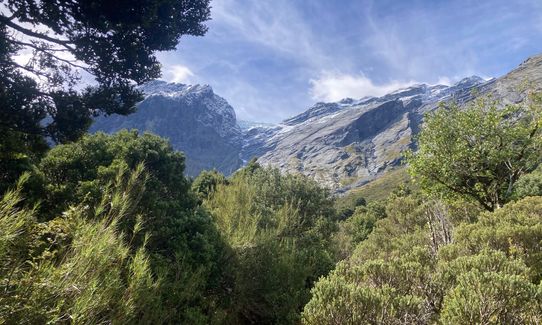 Aspiring Hut to the head of the Matukituki Valley, Otago