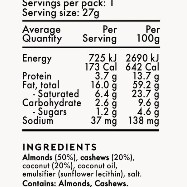 Roam Energy Nut Butter - Best Before 08/25