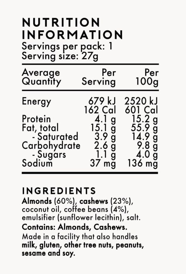 Roam Energy Nut Butter - Best Before 08/25