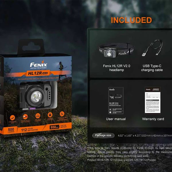 Fenix Headlamp HL12R V2