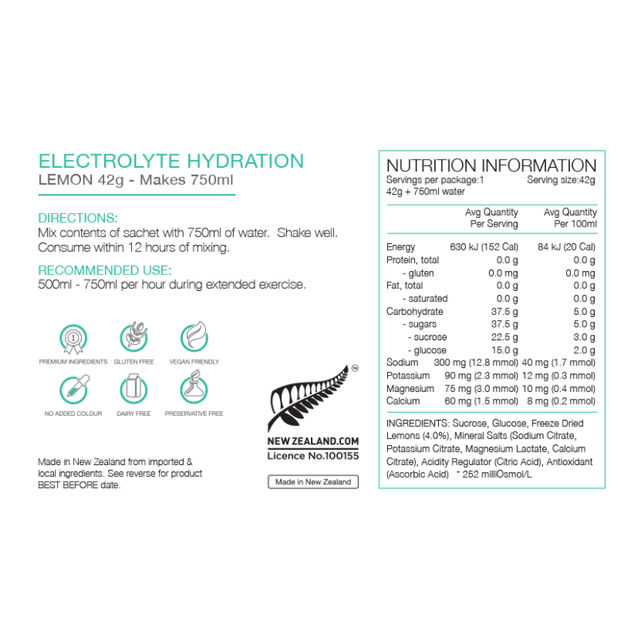 PURE Electrolyte Hydration 42g Sachet