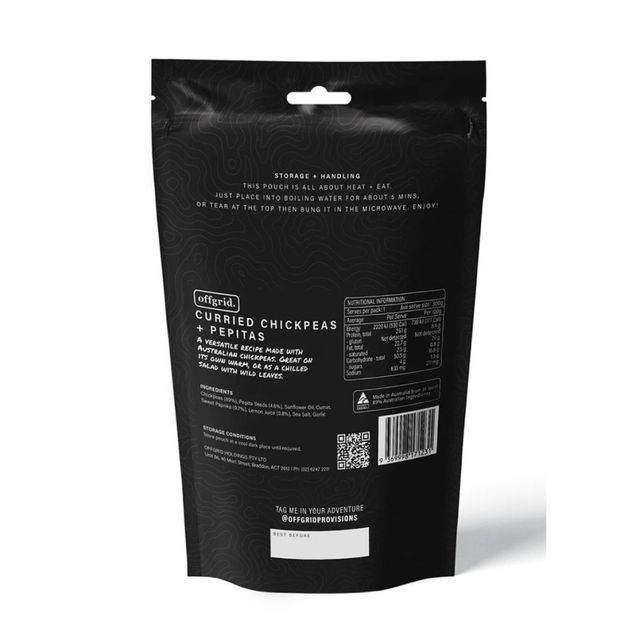 Offgrid Provisions - Curried Chickpeas