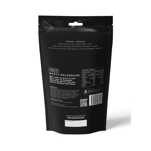 Offgrid Provisions - Wagyu Bolognaise