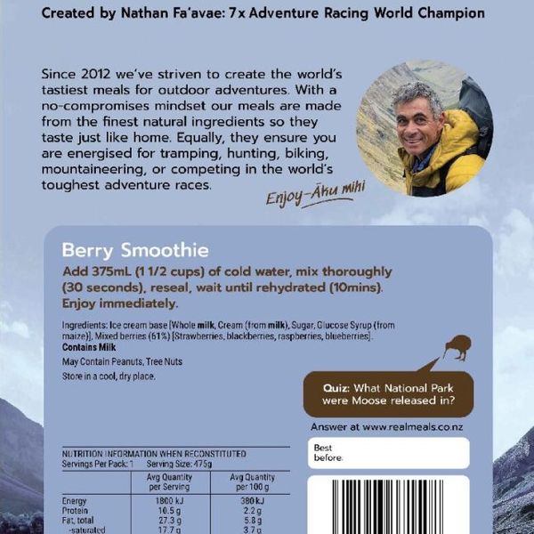 Real Meals Berry Smoothie