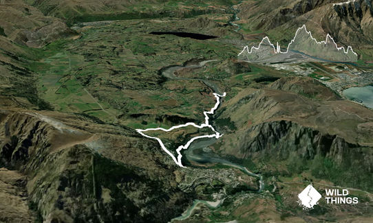 Shotover Gorge loop from Tuckers Beach, Otago