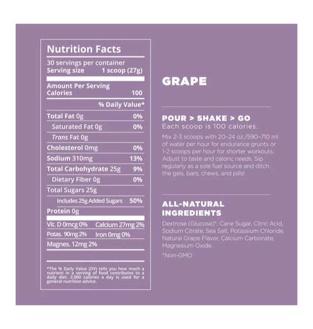 Tailwind Endurance Fuel Grape