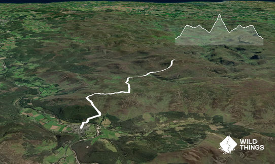 The Pan and Mt Keen , Scotland