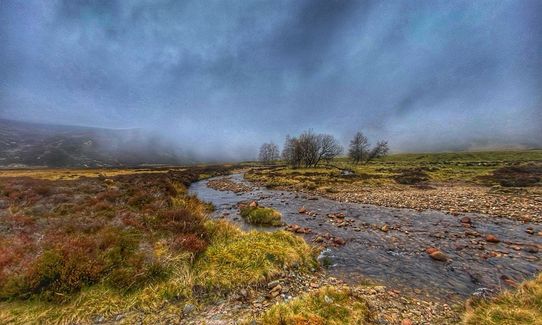 The Pan and Mt Keen , Scotland