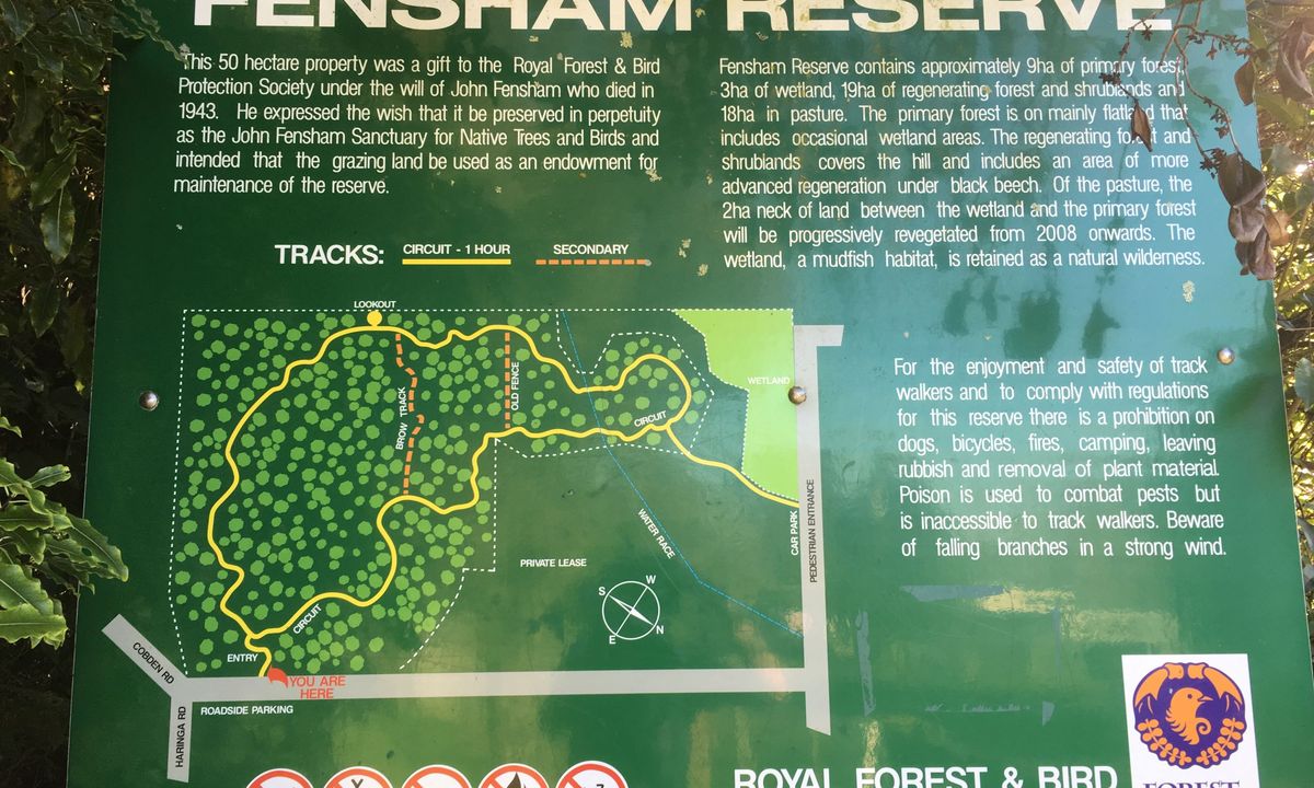 Fensham Reserve Loop, Wellington