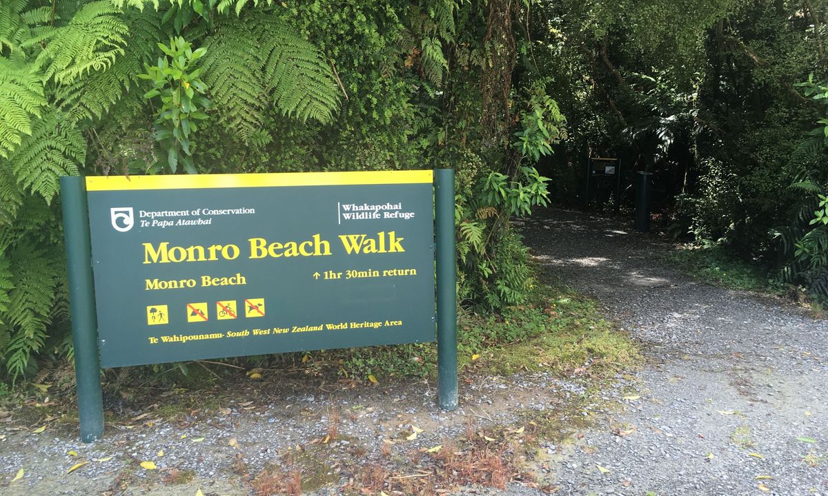 Monro Beach Track, West Coast