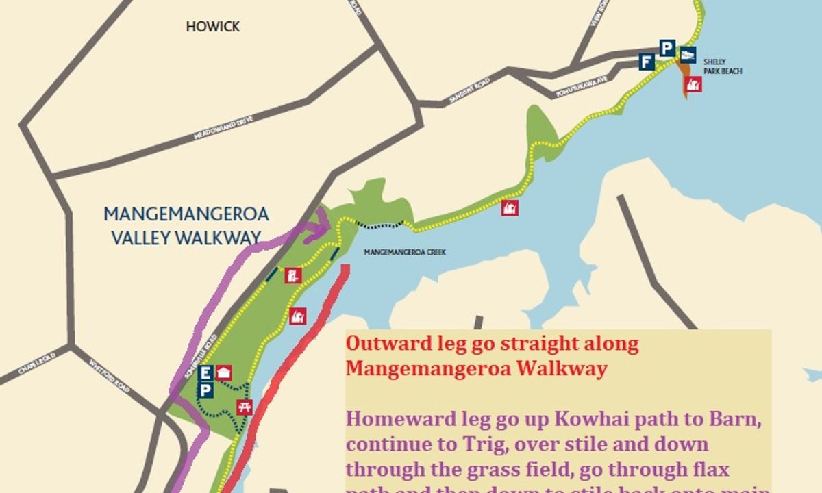 Mangemangeroa Track, Auckland