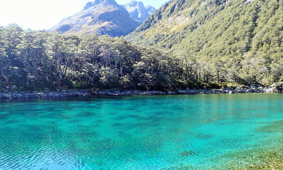 Blue Lake - clearest water on earth, Tasman
