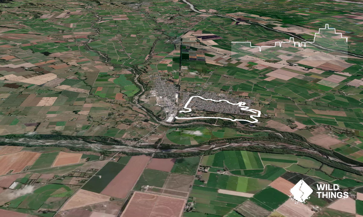 Flat out in Temuka - River Loop, Canterbury
