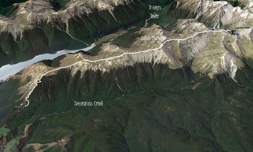 Robert Ridge to Angelus Hut