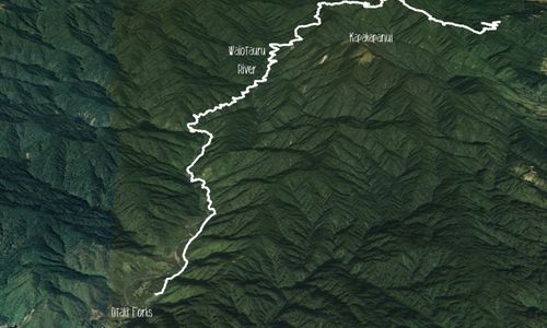 Akatawara Saddle to Otaki Forks 