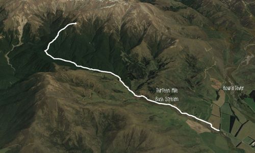 Benmore Hut to the bushline