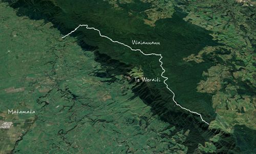 Kaimai Summit to Wairere Falls 