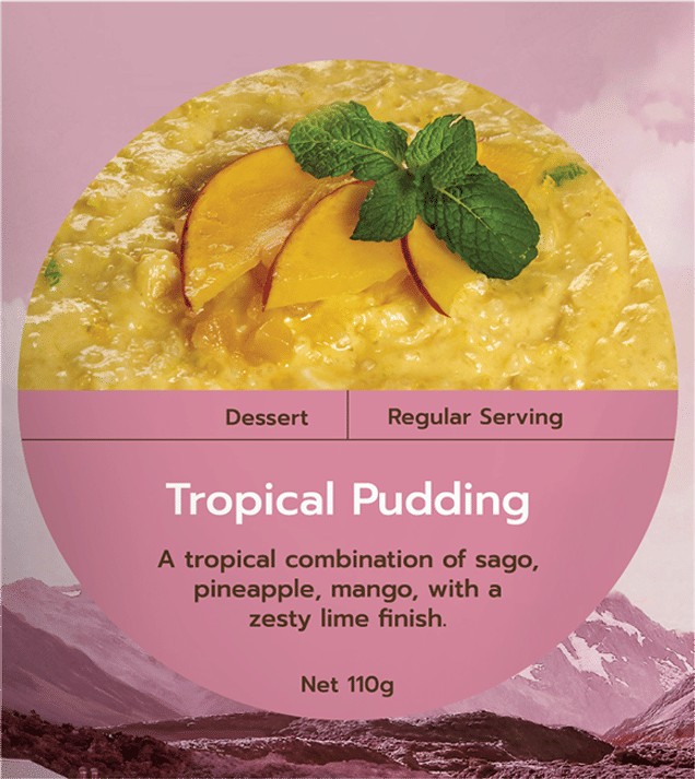 Real Meals Tropical Pudding