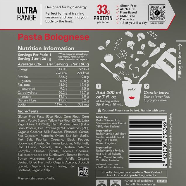 Radix Ultra Meals v9.0